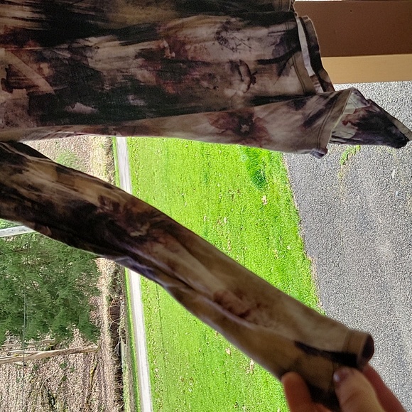 Vera Wang assymetric tie dye long sleeve top tunic - Picture 2 of 9